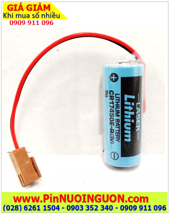 FDK CR17450E-R (Zắc JAE-2P) ; Pin nuôi nguồn FDK CR17450SE-R lithium 3v 4/5A 2200mAh, X.xứ NHẬT